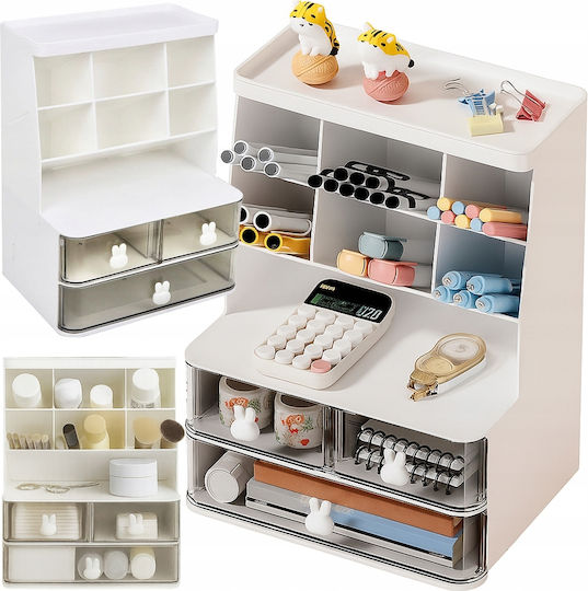 Skriviborðs Organizeari við 3 skuffum