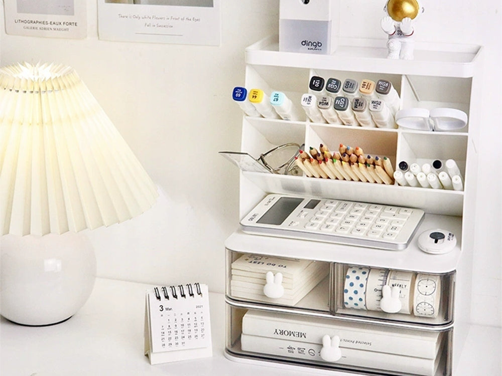 Skriviborðs Organizeari við 3 skuffum