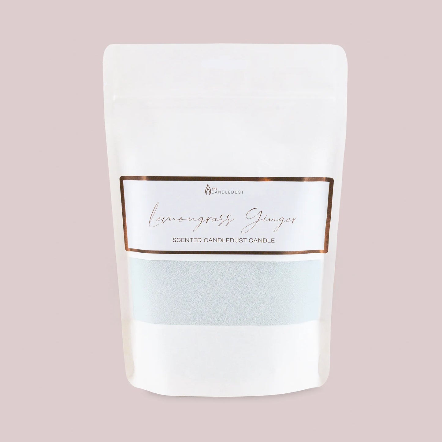 The Candledust Lemongrass & Ginger stearin sandur 330g
