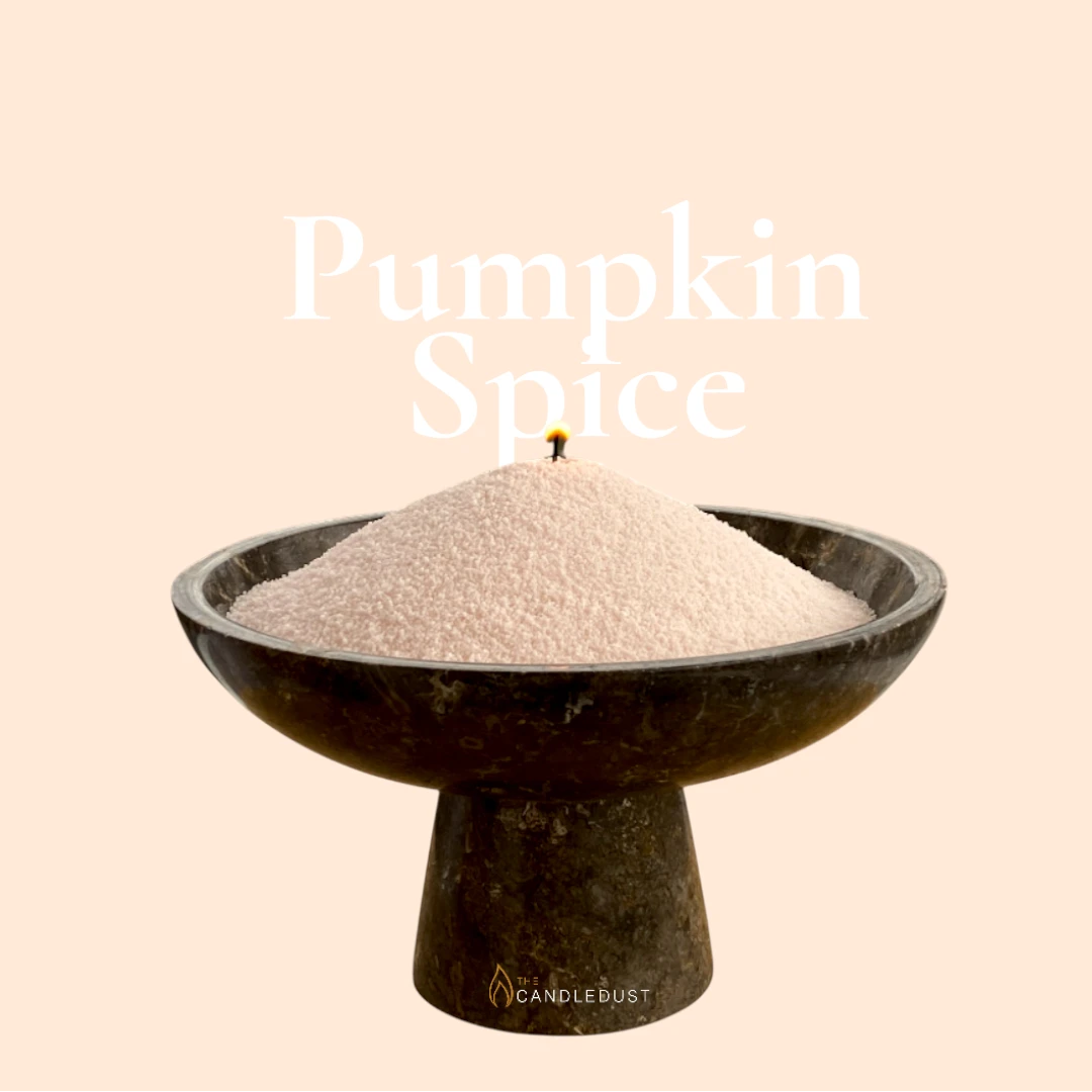 The Candledust 330g Pumpkin Spice stearin sandur